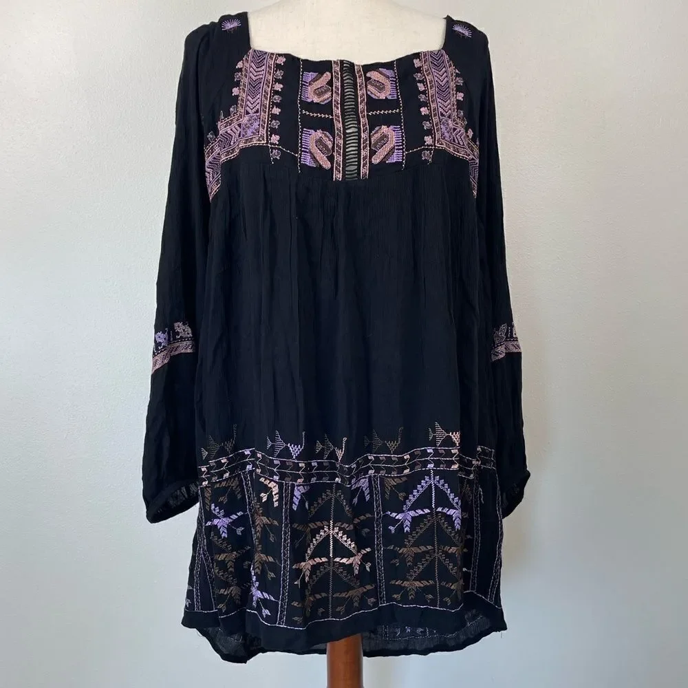 NWT Free People Boho Midi Dress Size L